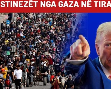 A2 CNN PALESTINEZET NGA GAZA NE TIRANE